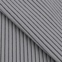 Passadeira Tapete Antiderrapante Soft Cinza 1,50 X 60cm Desenho Do Tecido Sem Desenho