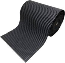 Passadeira Tapete Antiderrapante Soft P/Cozinha 1,5mt X 65cm Preto