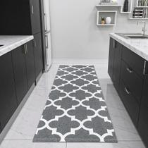 Passadeira Tapete Corredor Cozinha Rústico Moderno Antiderrapante Geométrico Luxo Decorativo Cinza Passadeira Tapete Corredor Cozinha Rústico Moderno Antiderrapante Geométrico Luxo Decorativo Cinza