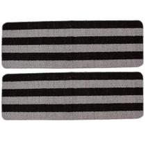 Passadeira Tapete Cozinha Antiderrapante 40cm x 120cm Kit 2