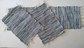 Passadeira Tapete Cozinha Malha Kit 3 Peças Premium .