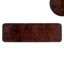 Passadeira Tapete Marrom Chocolate 1,50x0,50 Macio Confortável Charmoso Decoração