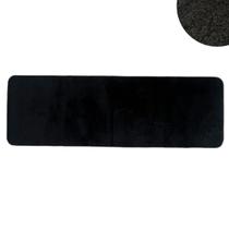 Passadeira Tapete Preto 1,50x0,50 Macio Confortável Charmoso Decoração Pelo Curto Antiderrapante