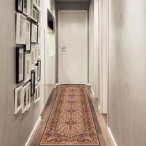 Passadeira Tapete Sala/Quarto Decorativo Carpet Classic Casa Meva Antiderrapante 240x66 cm