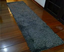 Passadeira Tapete Shaggy Macio 0,66X 2,50m Antider. Negresco Passadeira Tapete Shaggy Macio 0,66X 2,50m Antider. Negresco