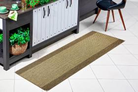 Passadeira Tapete Sisal 0,66x1,80 Bege Mescla Antiderrapante Lancer