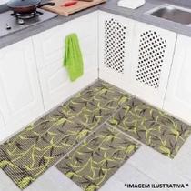 Passadeira Tapete Tropical Antiderrapante Emborrachada 3m X 43cm