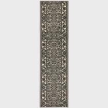 Passadeira Trilho 2,40M Oriental Ziegler Cinza 66X240Cm