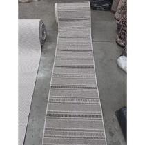 Passadeira Trilho 3,5M Sisal Sem Pelo Nature Listrado 350 Cm