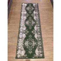 Passadeira Trilho 3M Vintage Reload Verde 80X300Cm Tpo Persa