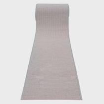 Passadeira Trilho 4M Sisal Sem Pelo Liso Buzios Cinza 66X400