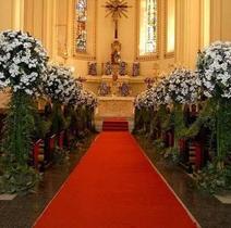 Passadeira Vermelha de Noiva para Casamento - 1m de Largura