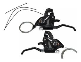 Passador 21 velocidades Alavanca de Freios, cabos e conduite