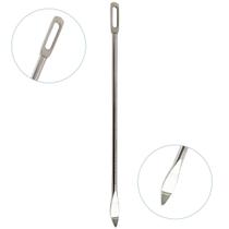 Passador Cordão Elástico Passar Fita Agulha Ponta Naja 20cm Passador Cordão Elástico Passar Fita Agulha Ponta Naja 20cm
