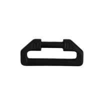 Passador de Alça Plástico Preto Fita 3,5cm Para Bolsas e Mochilas 10 Unidades