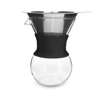 Passador de Café Borossilicato e Silicone com Filtro de Inox Mimo Style