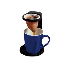 Passador De Café Com Caneca de Cerâmica Azul - My Coffee
