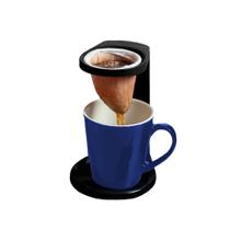 Passador De Café Com Caneca de Cerâmica Azul - My Coffee - Ou