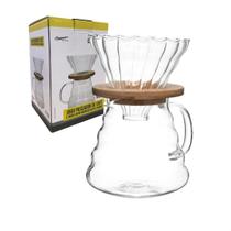Passador de café com jarra vidro borossilicato 500ml mimo