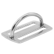 Passador de Cinto em Inox Serrilhado com D-Ring Cetus Passador de Cinto em Inox Serrilhado com D-Ring Cetus