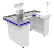 Passador De Compras 1,50m Com Furação Checkout Flex Amapá