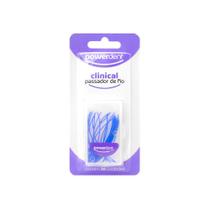 Passador de Fio Dental Clinical Powerdent 30 Unidades Auxilia na Higiene Bucal e Limpeza de Aparelhos Ortodônticos