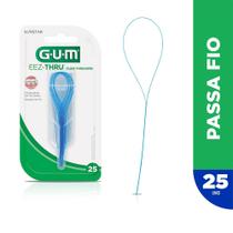 Passador de Fio Dental GUM Original 25 unidades + 1 estojo