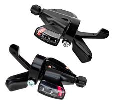 Passador Trocador Bike Marcha Preto S/ Manete 3v 7v 8v