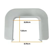 Passagem parede para canaleta ar condicionado split 85x70 controlbox Passagem parede para canaleta ar condicionado split 85x70 controlbox