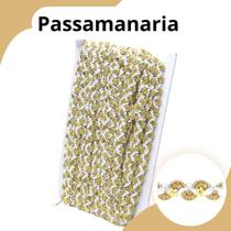 Passamanaria Branca - Fita Galão - Rolo C/20 Metros - 49 Nybc Passamanaria Branca - Fita Galão - Rolo C/20 Metros - 49 Nybc