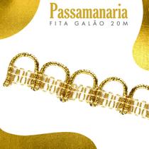 Passamanaria Dourada - Fita Galão - Rolo C/20 Metros - 20 Nybc Passamanaria Dourada - Fita Galão - Rolo C/20 Metros - 20 Nybc
