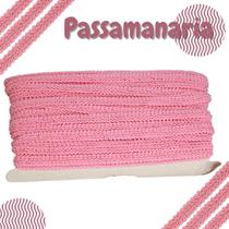 Passamanaria - Fita Galão - Rolo C/ 20 Metros Rosa Claro - Nº: 133 - 91 - Nybc