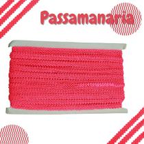 Passamanaria - Fita Galão - Rolo C/ 20 Metros Rosa Neon - Nº: 03 - 91 - Nybc Passamanaria - Fita Galão - Rolo C/ 20 Metros Rosa Neon - Nº: 03 - 91 - Nybc