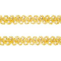 Passamanaria Metalizada Luli 10mm 8776 Peca com 10 Metros Passamanaria Metalizada Luli 10mm 8776 Peca com 10 Metros