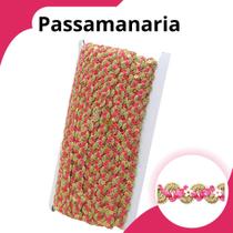 Passamanaria Rosa Escuro - Fita Galão - Rolo C/20 Metros - 49 Nybc Passamanaria Rosa Escuro - Fita Galão - Rolo C/20 Metros - 49 Nybc