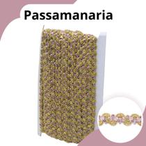 Passamanaria Rose - Fita Galão - Rolo C/20 Metros - 49 Nybc Passamanaria Rose - Fita Galão - Rolo C/20 Metros - 49 Nybc
