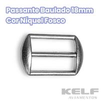 Passante Baulado 18mm Cn P11A - Cor Níquel Fosco 1.000un