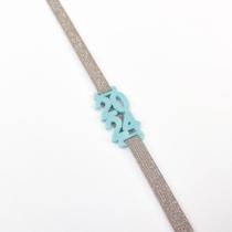 Passante em Acrílico 2024 Azul Bebê Passador 5 unidades