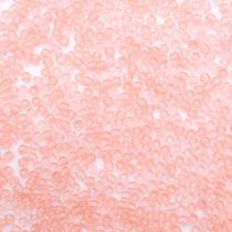 Passante Miçanga Plástico Rosa Claro Transparente 4mm 2000pçs 120g