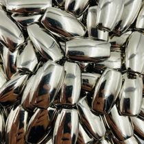 Passante Retângulo Oval 30x23mm Níquel ABS 10pçs 30g Passante Retângulo Oval 30x23mm Níquel ABS 10pçs 30g