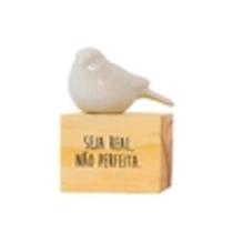 Passarinho mensagem - Seja real, não perfeita Passarinho mensagem - Seja real, não perfeita