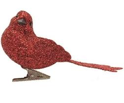 Passarinho Natal 9 cm 1 unidade - Bela Flor Passarinho Natal 9 cm 1 unidade - Bela Flor