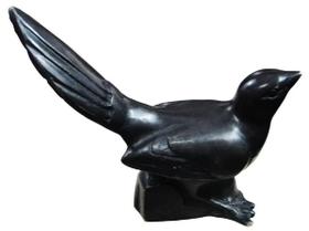 Passarinho Peso De Papel Decoração Enfeite Em Bronze Oxidado Passarinho Peso De Papel Decoração Enfeite Em Bronze Oxidado