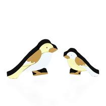 Passarinhos Em Mdf Decoryou - Ref 314 Branco