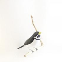 Pássaro de Madeira Coleirinho - Lojinha Uai