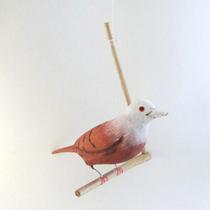 Pássaro de Madeira Rolinha - Lojinha Uai