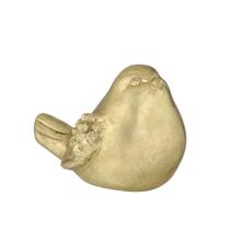 Passaro Decorativo em Resina Dourada 13cm - Espressione