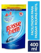 Passe Bem Refil Sachê Facilitador De Passar Roupas 400ml Passe Bem Refil Sachê Facilitador De Passar Roupas 400ml
