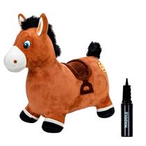 Passeio a cavalo inflável no brinquedo WADDLE Bouncy Animal Hopper Passeio a cavalo inflável no brinquedo WADDLE Bouncy Animal Hopper