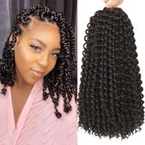 Passion Twist Hair Alrence 35 cm, 8 pacotes de crochê Water Wave